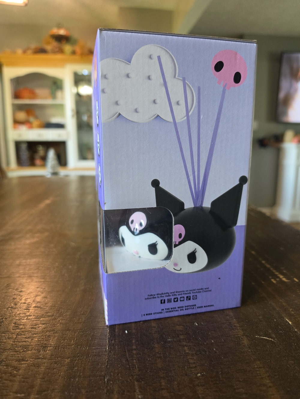 Hello Kitty Kuromi Purple Ceramic Reed Diffuser - Picture 2 of 4